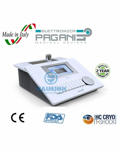 Máy điều trị nhiệt nóng lạnh kêt hợp với đèn cảnh báo chế độ nóng/ lạnh trên đầu phát 0